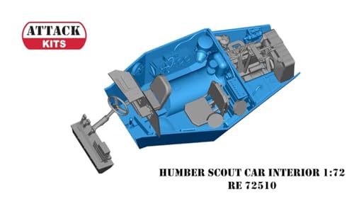 アタックホビー 1/72 ハンバー装甲車 戦闘室・エンジン室セット (アタック用) プラモデル AHKRE72510 (軍用車両)