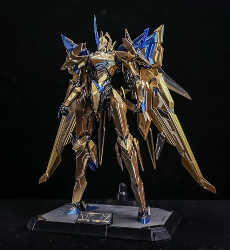 1/100スケール突破型フォワードファルコンFALONU BP-R02T塗装済メカ 機甲 可動 組み立て プラモデル プラスチック製機甲ロボットフィギュア アクションモデルフィギュアプレゼント高さ23cm MOSHOWTOYS組立キット 置物おもちゃ WF限定版 金色 紫色 (金色)