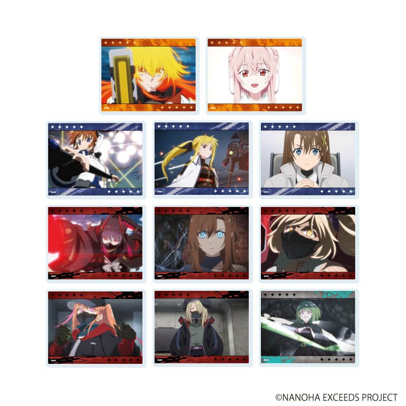 アクリルカード「魔法少女リリカルなのは EXCEEDS Gun Blaze Vengeance」01/ブラインド(11種)(場面写イラスト)