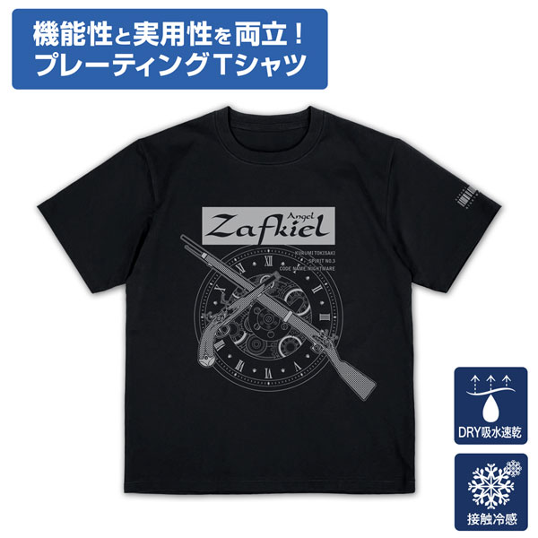 デート・ア・ライブV ザフキエル プレーティングTシャツ/BLACK-XL