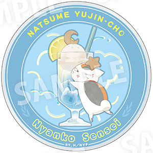 夏目友人帳 ニャンコ先生カラフルソーダver. アクリルコースター ラムネ