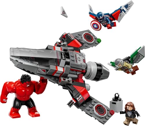 レゴ(LEGO) マーベル キャプテン・アメリカとレッド・ハルクの戦い おもちゃ 玩具 誕生日 プレゼント ブロック 男の子 女の子 子供 8歳 9歳 10歳 小学生 マーベル グッズ フィギュア 76292