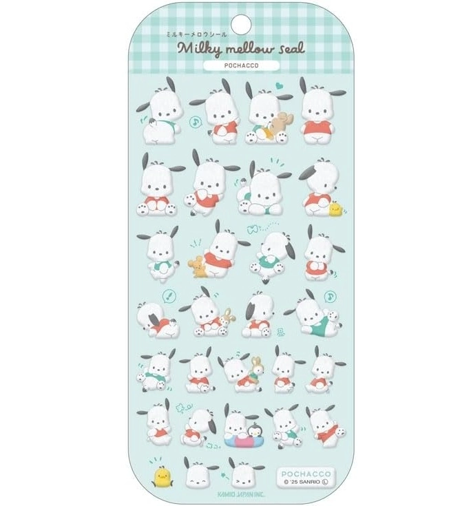 カミオジャパン  ミルキーメロウ シール ポチャッコ
