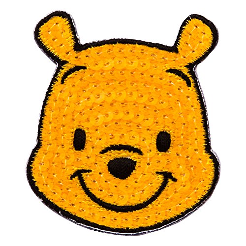 ミノダ ディズニー くまのプーさん スパンコール刺繍デコシール DISNEY POOH D01R8821
