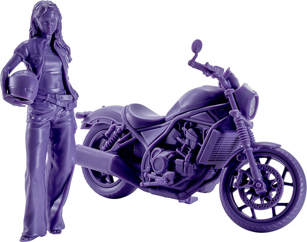PLAMAX MF-101 Rider's portrait Honda Rebel 1100 ネイビー 1/20 プラモデル[マックスファクトリー]《１２月予約》