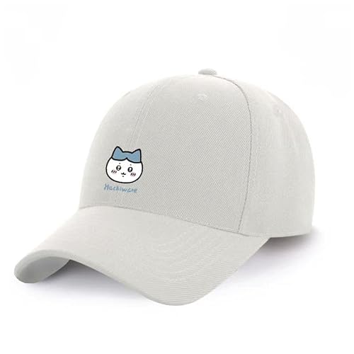 [CHYHDION] ちいかわ 帽子 キャップ 綿 つば広 UVカット 紫外線 日焼け防止 熱中症 軽量 通気性 可愛いおしゃれ 男女兼用 子供 大人オールシーズン アウトドア 通学 旅行 日常 自転車 旅行用 誕生日プレゼント (3) [並行輸入品]