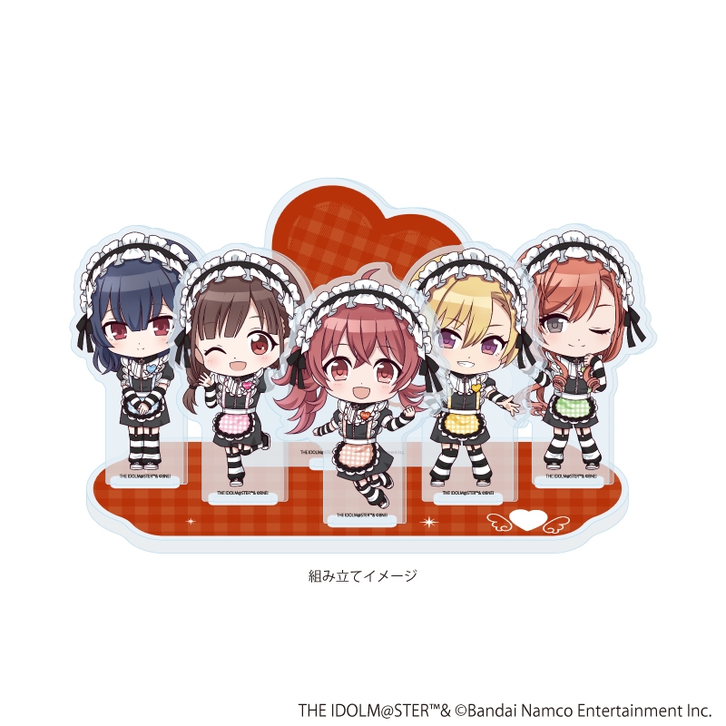 アイドルマスター シャイニーカラーズ アクリルジオラマ 12/283プロ 放課後クライマックスガールズ 黒色天使ver.(ミニキャライラスト)