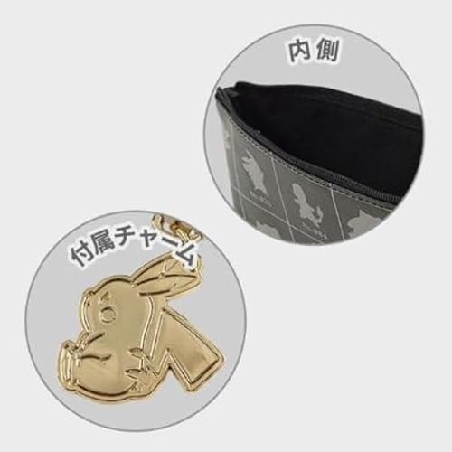 マリモクラフト ポケモン シルエットシリーズ スリムポーチ カラフル 約Ｗ205ｘＨ75ｘＤ30mm PKM-1008