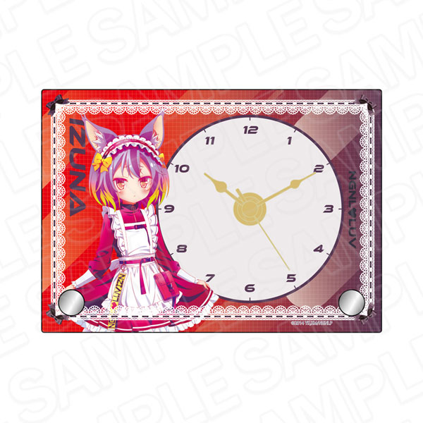 ノーゲーム・ノーライフ ミニアクリルクロック 初瀬いづな サイバーメイド ver.