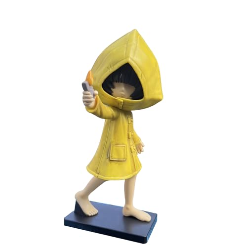 リトルナイトメア フィギュア 非公式 人形 彫像 塗装済み完成品 ゲームグッズ 置物 プラスチック製 PVC製 軽量 冒険ホラー 人形 彫像 おもしろい 展示用 二次元 人気 おもちゃ 卓上置物 車飾り (A（17cm))