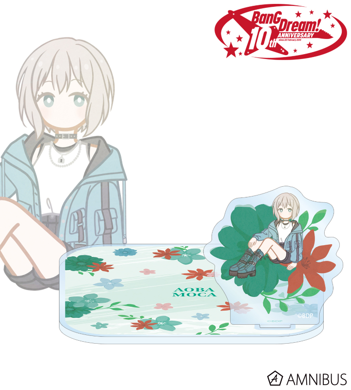 青葉 モカ Botania アクリルスタンド付きコースター