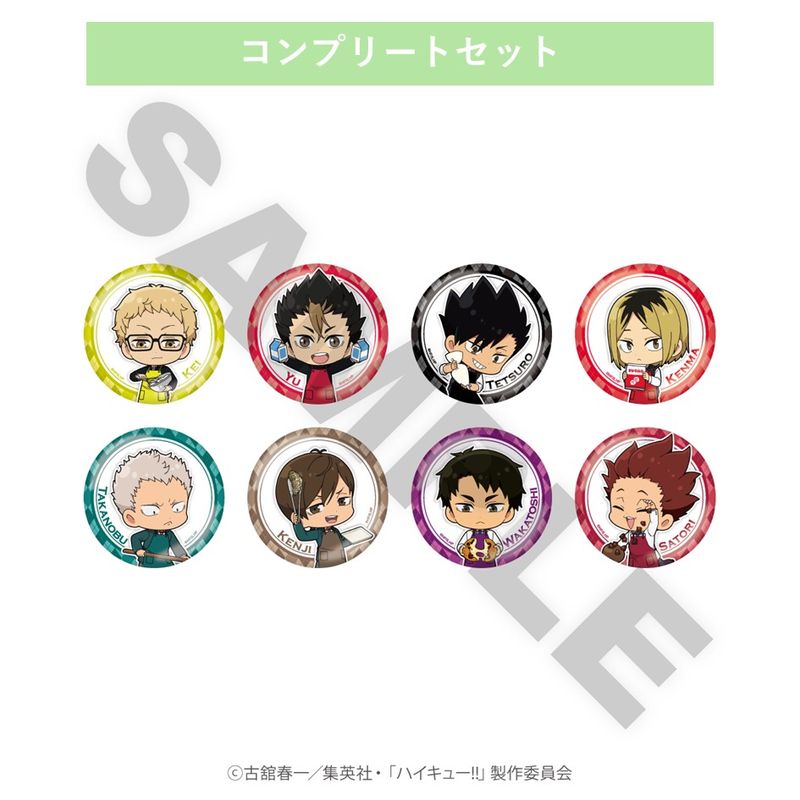 「2月下旬頃以降発送」ハイキュー!!×オールハーツ・カンパニー 第二弾 トレーディング缶バッジB コンプリートセット