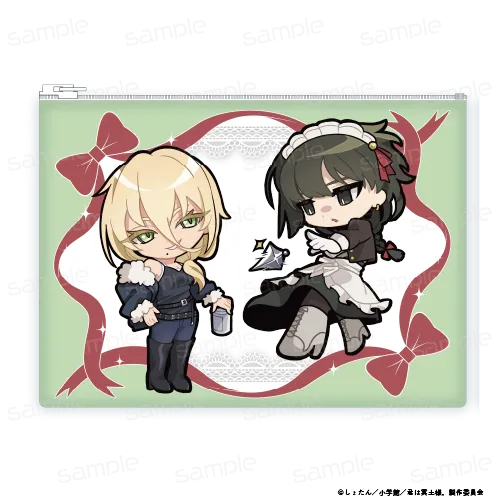 【予約2025年12月】君は冥土様。 クリアポーチ【雪＆グレイス】 GRANTdesign