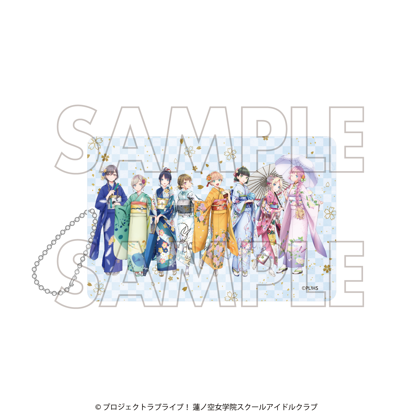 ラブライブ！蓮ノ空女学院スクールアイドルクラブ×加賀友禅こらぼ 第三弾_カードケース 集合イラスト