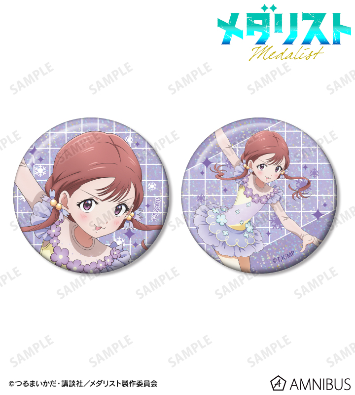 鹿本すず ホログラム缶バッジ2個セット