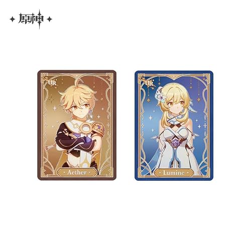 原神 カード 流光行記 シリーズ カード りゅうこうこうき 中国語版 トレーディングカード コレクションカード BOX トレーディングカード SR仕様 ホログラム加工 全種ランダム封入 公式グッズ Vol.1 [並行輸入品]
