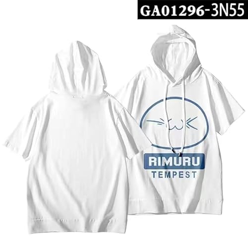 転生したらスライムだった件 Tシャツ 紅丸 朱菜 半袖 キッズ インナーシャツ ティーシャツ コスプレ衣装 フェイクレイヤード 記念シャツ カジュアル日常服 応援服 かわいい ゆったり 夏祭り 花火大会 誕生日 プレゼント (10,M)