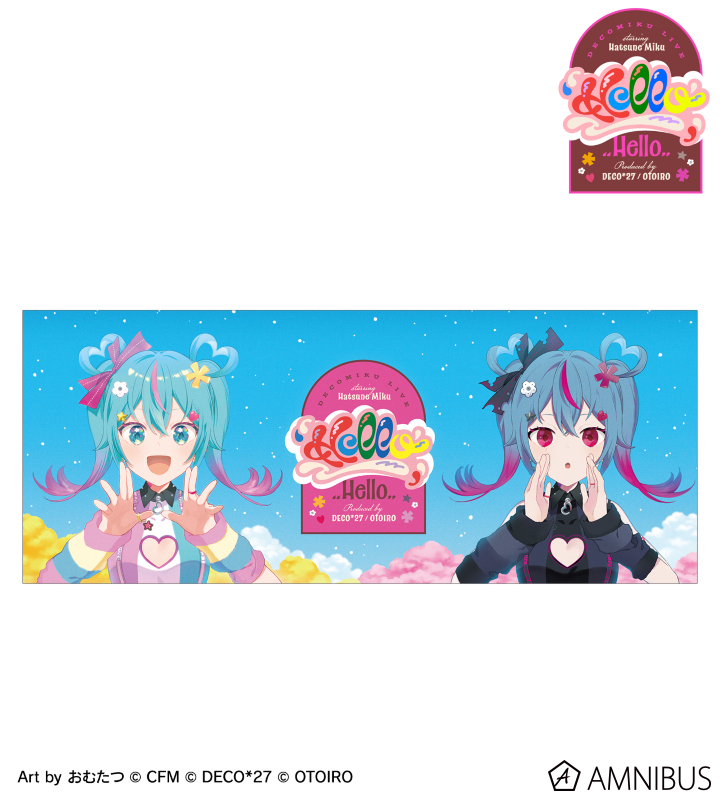 デコミク LIVE 2026『Hello』フェイスタオル