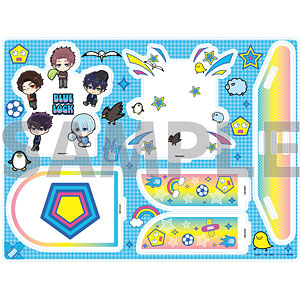 アクリルジオラマ「TVアニメ『ブルーロック』」11/集合デザインB デコラver.(ミニキャライラスト)