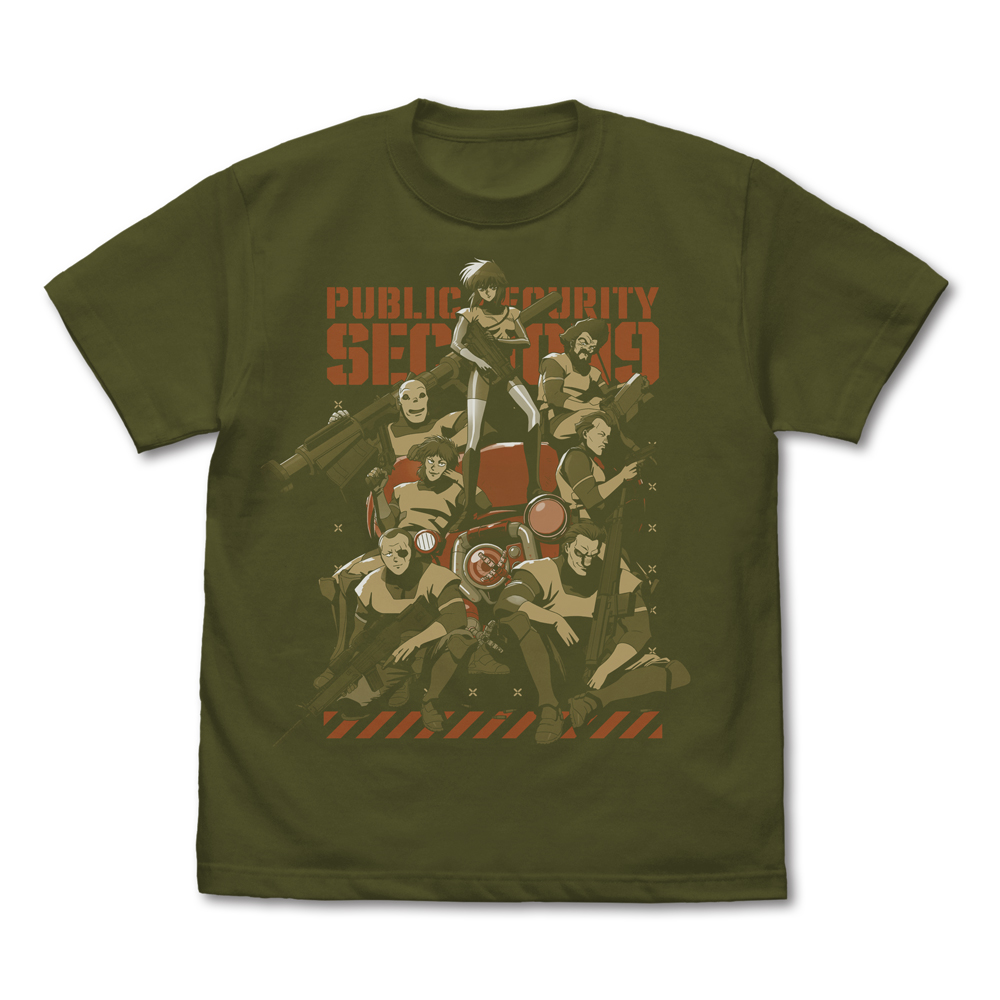 攻殻機動隊 THE GHOST IN THE SHELL_Mサイズ_公安9課 Tシャツ/MOSS