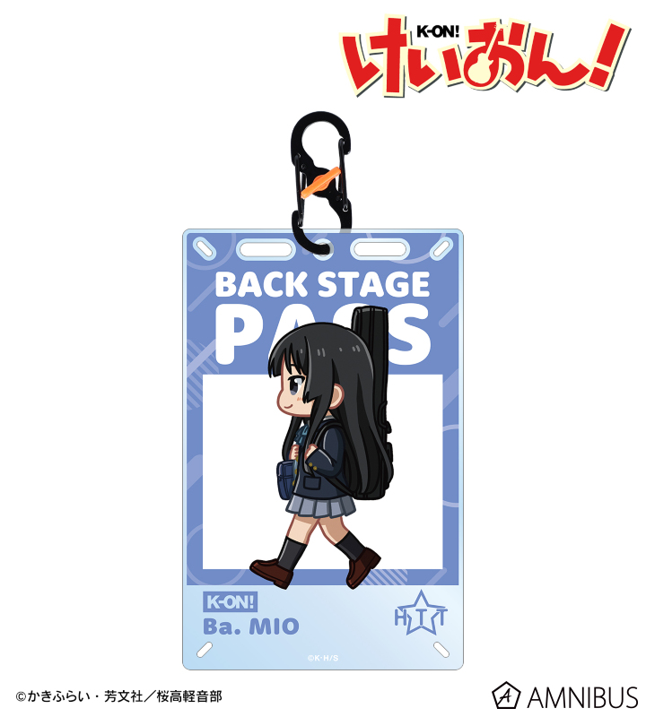 秋山 澪 ちびとこ 制服ver. カードアクリルキーホルダー