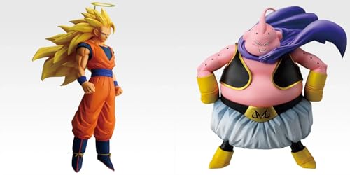 一番くじ ドラゴンボール BATTLE OF THE SUPER SAIYAN （A賞 超サイヤ人3孫悟空、ラストワン賞 魔人ブウ）フィギュア 全2種セット