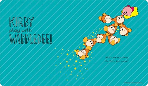 カービィ play with ワドルディ キャラクターラバーマット ワープスターにのって(ENR-087)