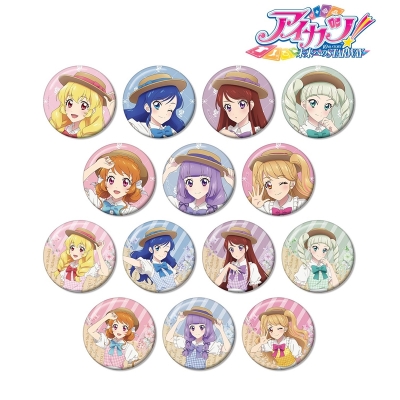 【グッズ-バッチ】アイカツ！ 10th STORY ～未来へのSTARWAY～ 描き下ろし カントリーワンピースver. トレーディング缶バッジ【再販】
