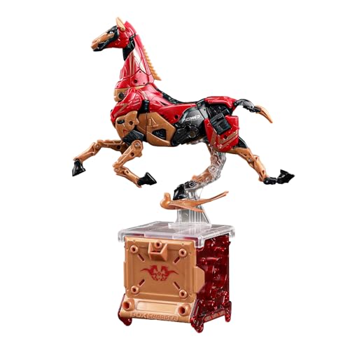 52TOYS BEASTBOX(ビーストボックス) BB-75 GODSPEED「ゴッド・スピード」変形フィギュア 馬の年限定コイン アクセサリー付属 トランスフォーム アクションフィギュア 塗装済み 超可動 動物 メカ ロボット キューブ 子供・男の子・コレクターへのギフトに最適