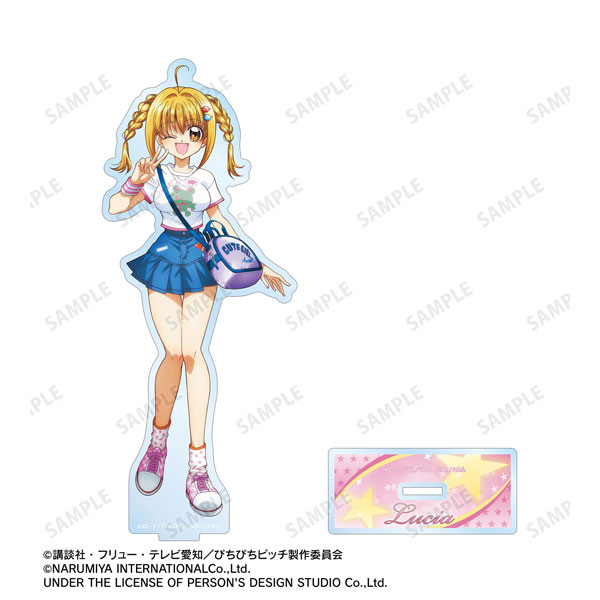 アニメ「ぴちぴちピッチ」 ANGEL BLUEコラボ 描き下ろし 七海るちあ BIGアクリルスタンド ver.A