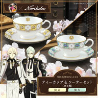 刀剣乱舞ONLINE×Noritake ティーカップ&ソーサーセット