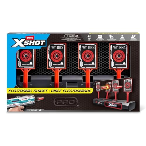 ZURU XSHOT Excel Electronic Target エックスショット 電子ターゲット ブラスター玩具 的当て スポンジダーツ 36829 正規品