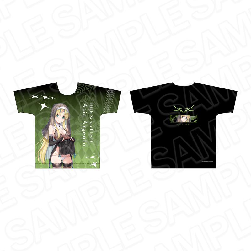 ハイスクールD×D_XLサイズ_フルグラフィックTシャツ アーシア・アルジェント サキュバス&シスター ver.