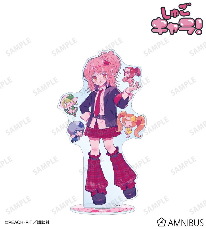 夢ノ内さんイラスト 日奈森 あむ 制服ver. BIGアクリルスタンド