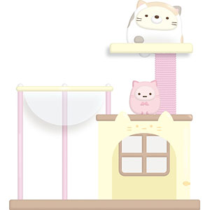 AB41801 すみっコぐらし プチすみっコ シーンマスコット ねこ