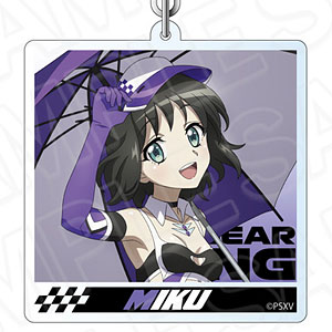 戦姫絶唱シンフォギアXV ホログラムアクリルキーホルダー 小日向未来 SYMPHOGEAR RACING ver.