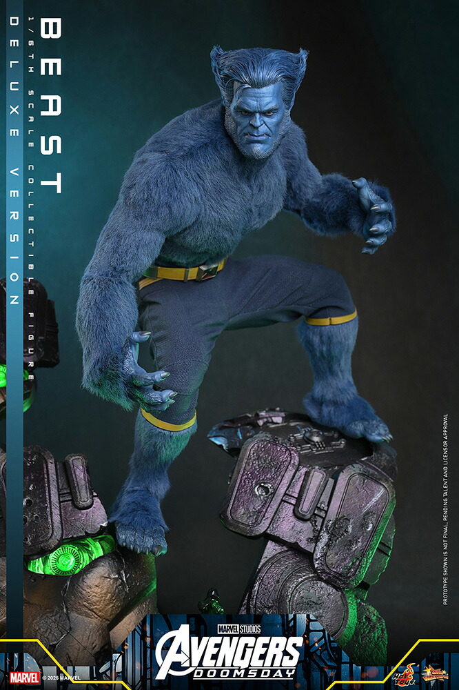 【ムービー・マスターピース】 『アベンジャーズ／ドゥームズデイ』 1/6スケールフィギュア ビースト（デラックス版） (可動式フィギュア)