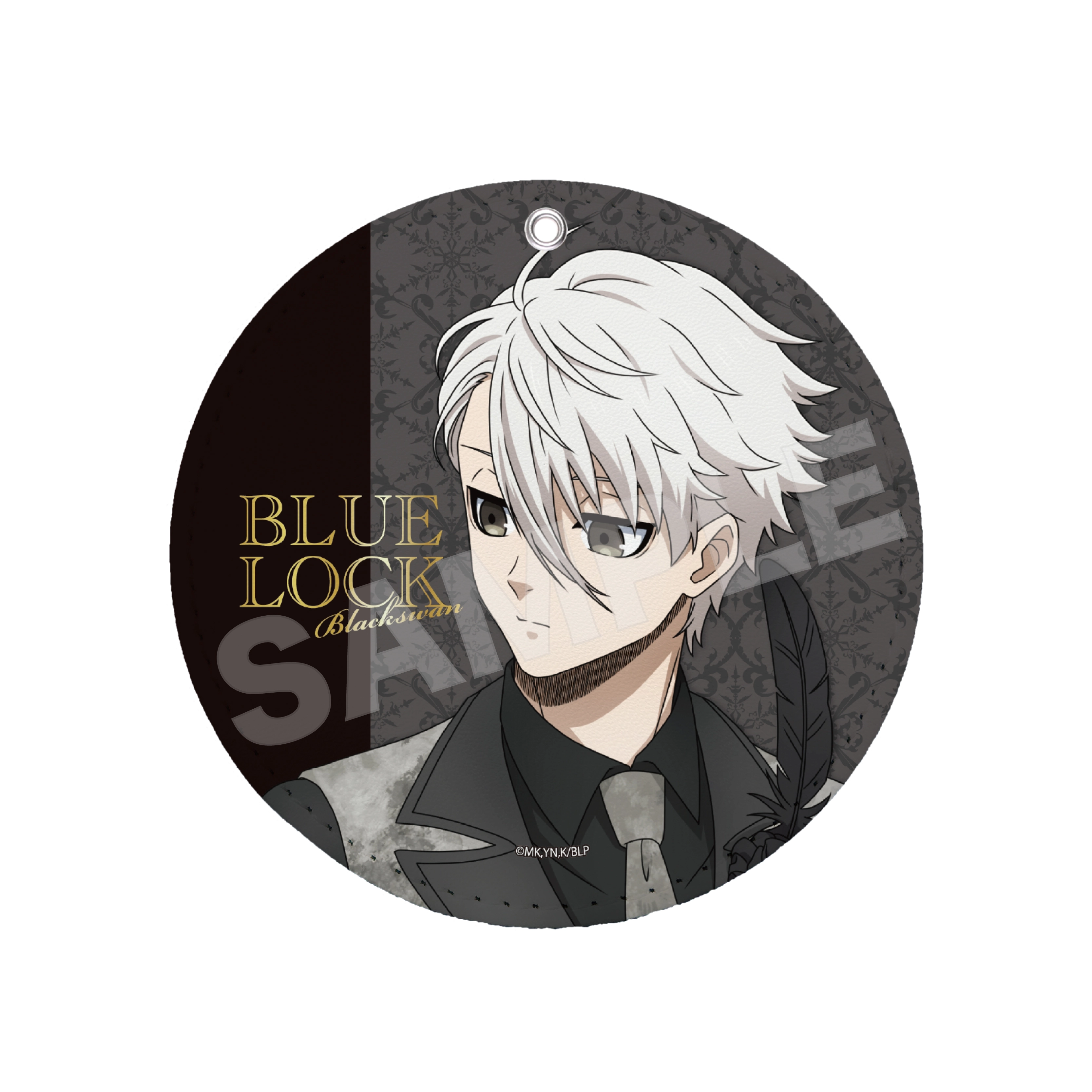 【予約2025年12月】ブルーロック ブラックスワン レザーコースターキーホルダー /04 凪 誠士郎 CS.FRONT