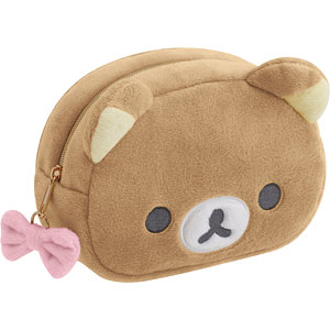 CA82001 リラックマ Makeup Rilakkuma ミラー付ぬいぐるみポーチ リラックマ