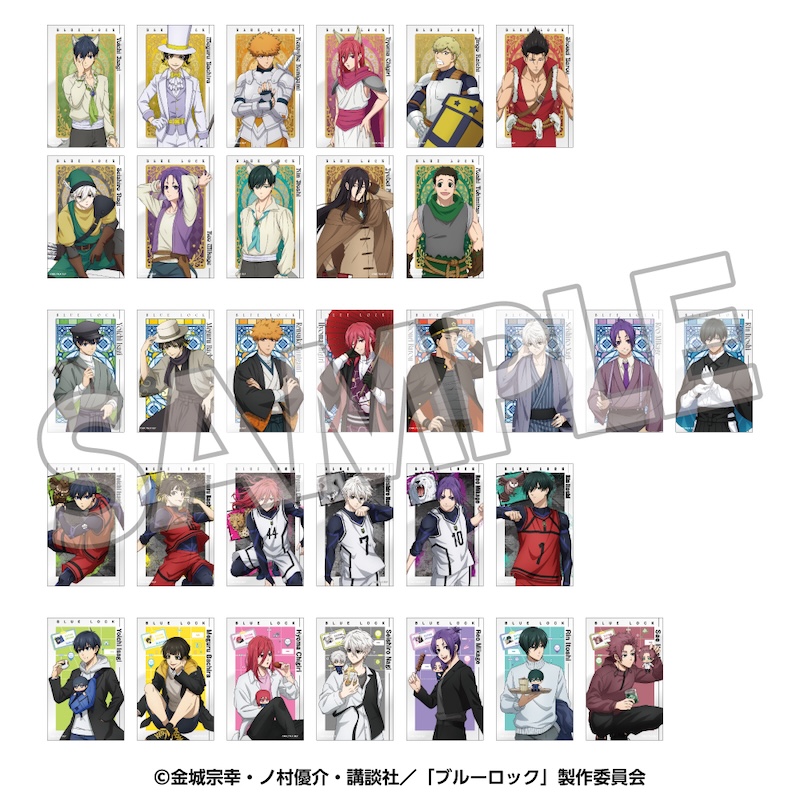ブルーロック_トレーディングクリアカード(1パック3枚入り) vol1 メモリアル 【BOX／11パック入り】