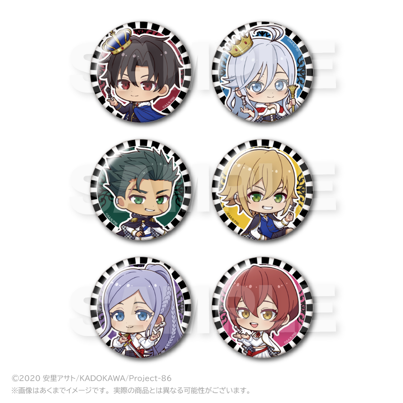 86-エイティシックス-_トレーディング缶バッジ チェス ver. 【BOX／6個入り】