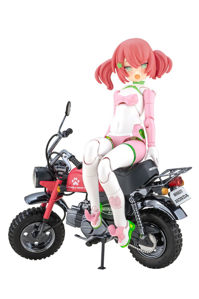 メガミデバイス PUNI☆MOFU レーシングマオ with Honda Z50J-1 モンキー プラモデル