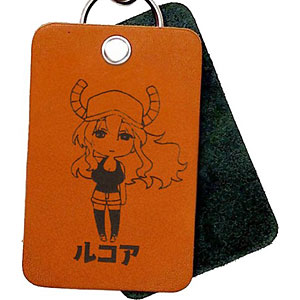 「小林さんちのメイドラゴン さみしがりやの竜」レザースクエアチャーム ルコア