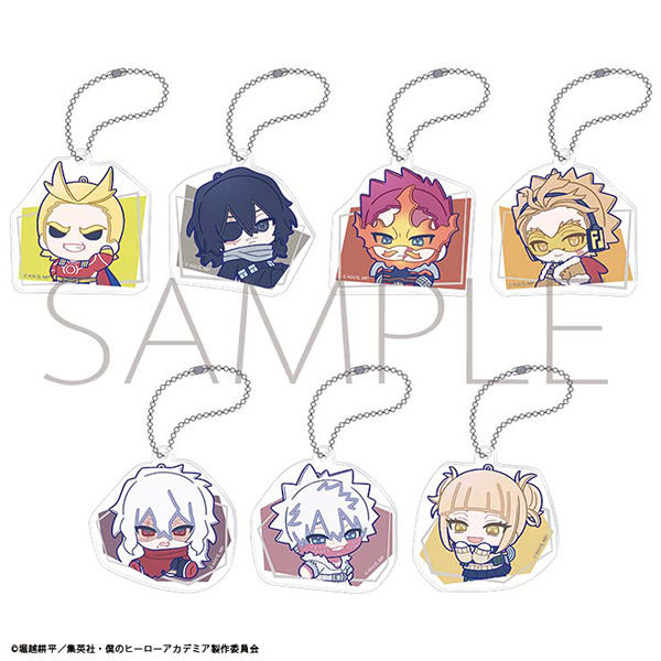 僕のヒーローアカデミア_アクリルキーホルダーコレクション／ぬいパル すきっぷ 【BOX／7パック入り】