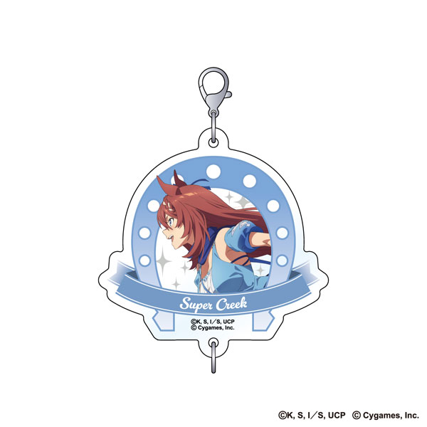 アニメ『ウマ娘 シンデレラグレイ』繋がるホログラムアクリルキーホルダー スーパークリーク