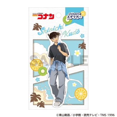 【グッズ-ステッカー】名探偵コナン ダイカットステッカー 工藤新一 アイスキャンディー【再販】