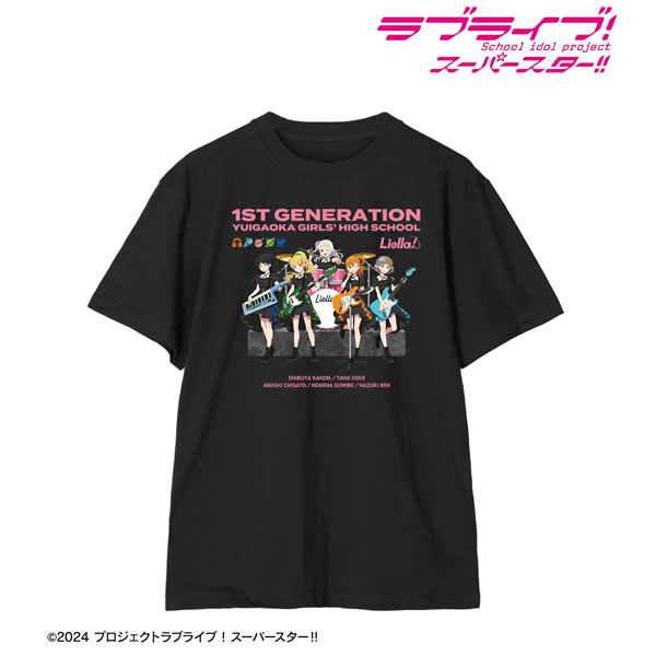 ラブライブ！スーパースター！！ 描き下ろし 1期生 バンドver. Tee ユニセックス XXL[アルマビアンカ]《１０月予約》