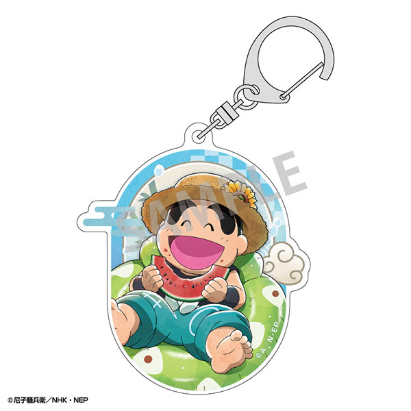 忍たま乱太郎 アクリルキーホルダー 福富しんべヱ はじける笑顔！全力水遊び大作戦の段