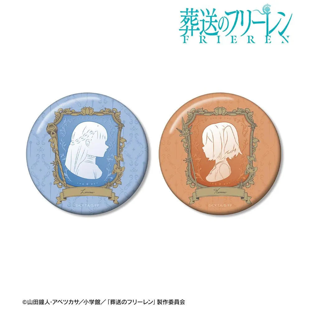 【予約2026年02月】『葬送のフリーレン』 カンネ&ラヴィーネ カメオモチーフデザイン 缶バッジセット アルマビアンカ