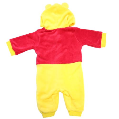 ディズニー 着ぐるみ フード付き サンゴフリース プー 80